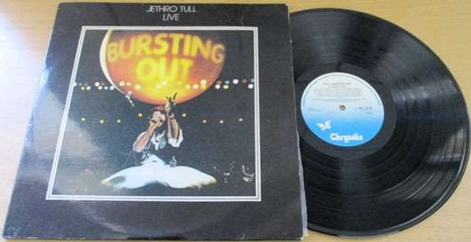 JETHRO TULL Bursting Out LIVE. 2xLP VINYL RECORD