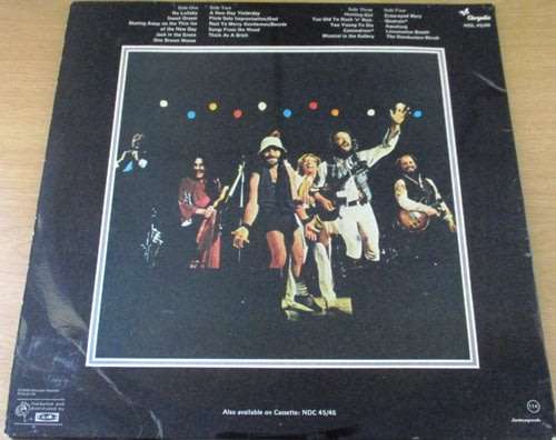 JETHRO TULL Bursting Out LIVE. 2xLP VINYL RECORD