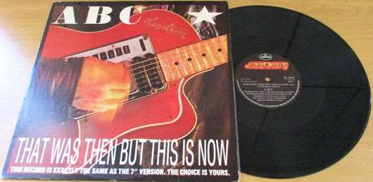ABC That Was Then But This Is Now IMPORT 12` Maxi Single VINYL Record