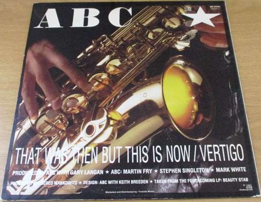 ABC That Was Then But This Is Now IMPORT 12` Maxi Single VINYL Record
