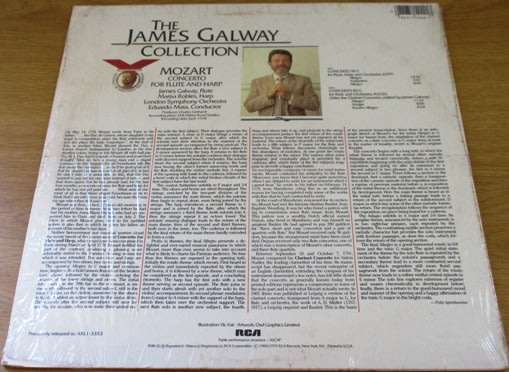 THE JAMES GALWAY COLLECTION Mozart Concerto or Flute and Harp VINYL Record