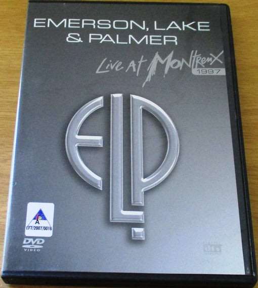 ELP EMERSON LAKE + PALMER Live at Montreux 1997 DVD