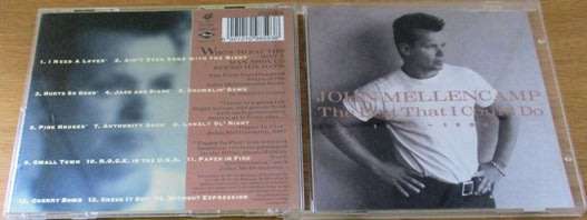 JOHN COUGAR MELLENCAMP The Best That I Can Do CD [Shelf G Box 19]