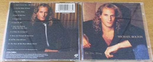 MICHAEL BOLTON The One Thing CD  [Shelf G Box 20]