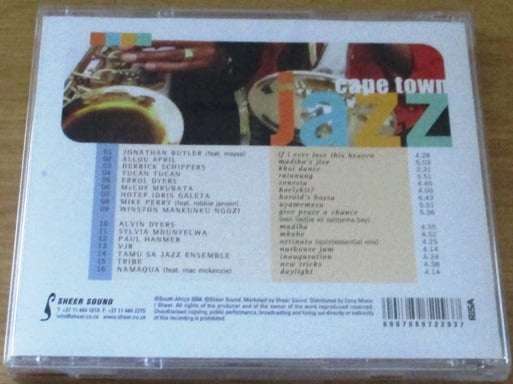 CAPE TOWN JAZZ Various Artists   [Shelf Z Box 2]