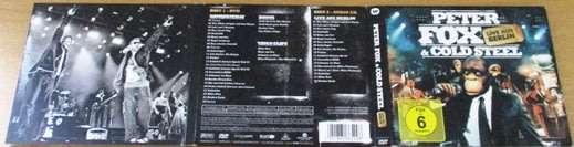 PETER FOX + COLD STEEL Live Aus Berlin CD+DVD  [Shelf Z Box 11]