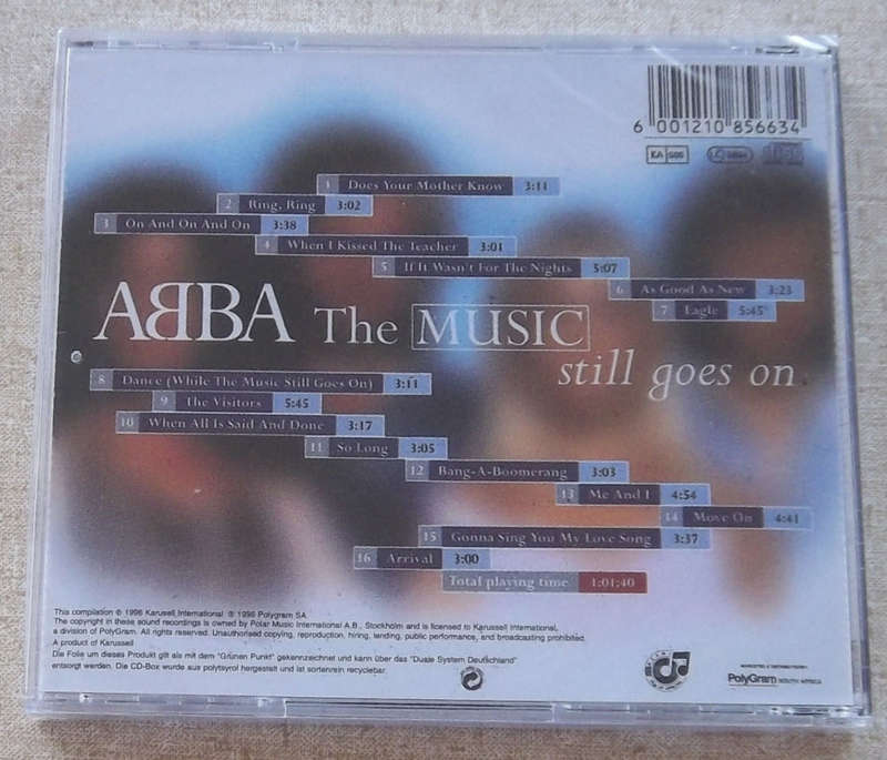 ABBA The Music Still Goes On CD