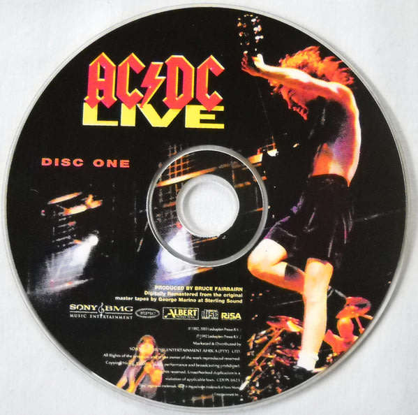 AC/DC Live 2xCD Special Collectors Edition South African Release digipak CD