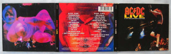 AC/DC Live 2xCD Special Collectors Edition South African Release digipak CD