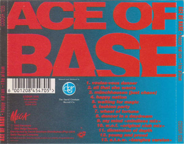 ACE OF BASE Happy Nation  [STOCK ROOM]