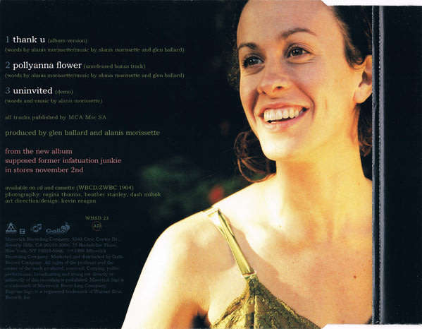 ALANIS MORISSETTE Thank U CD Single