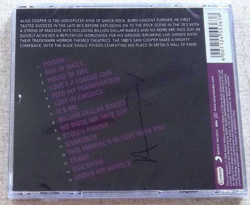 ALICE COOPER The Best Of CD