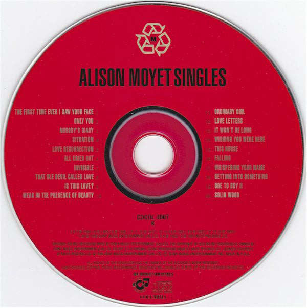ALISON MOYET Singles CD