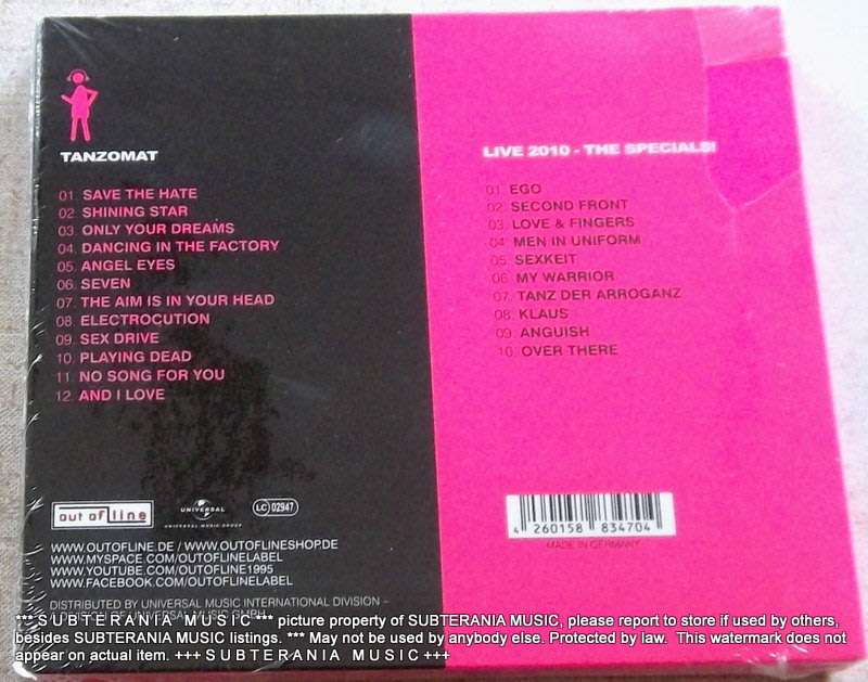 AND ONE Tanzomat 2 × CD, Deluxe Edition