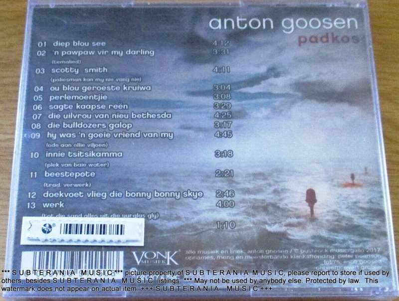 ANTON GOOSEN Padkos CD