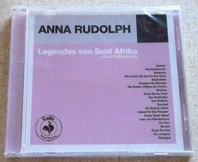 ANNA RUDOLPH Legendes van Suid Afrika Collectors Edition CD