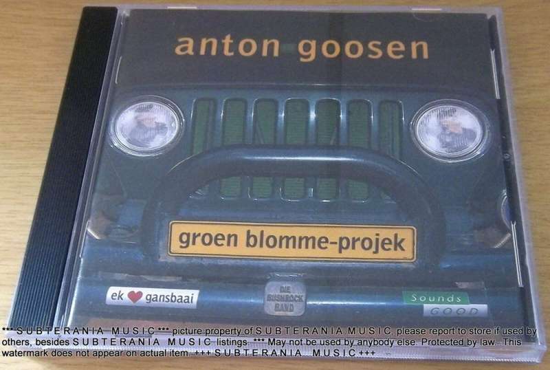 ANTON GOOSEN Groen Blomme-Projekt CD