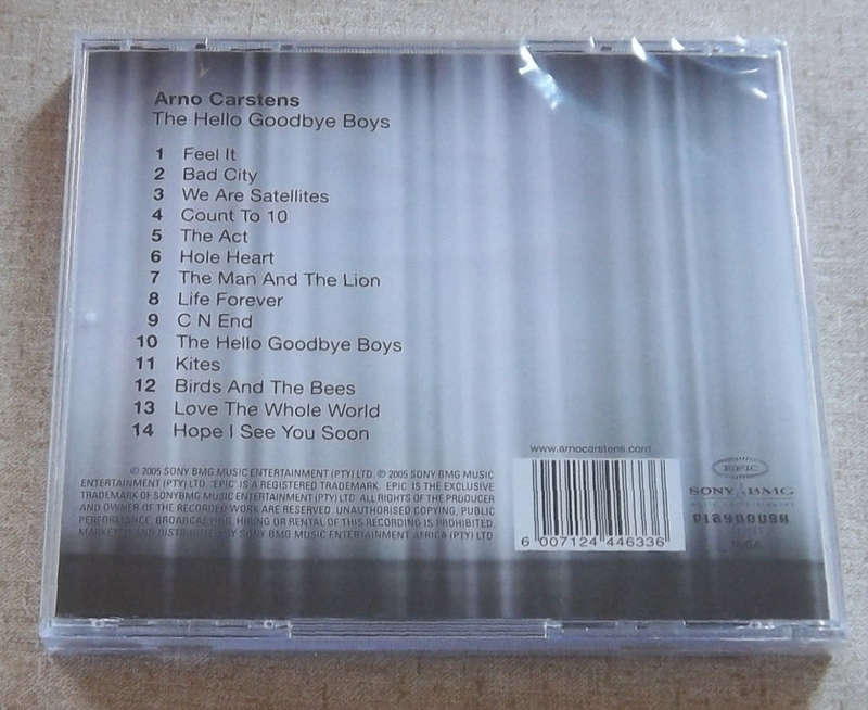 ARNO CARSTENS The Hello Goodbye Boys CD