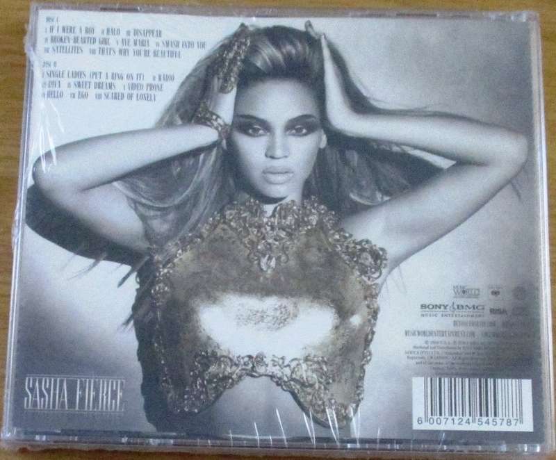 BEYONCE I Am Sasha Fierce Deluxe Edition SOUTH AFRICA Cat# CDCOL 7181