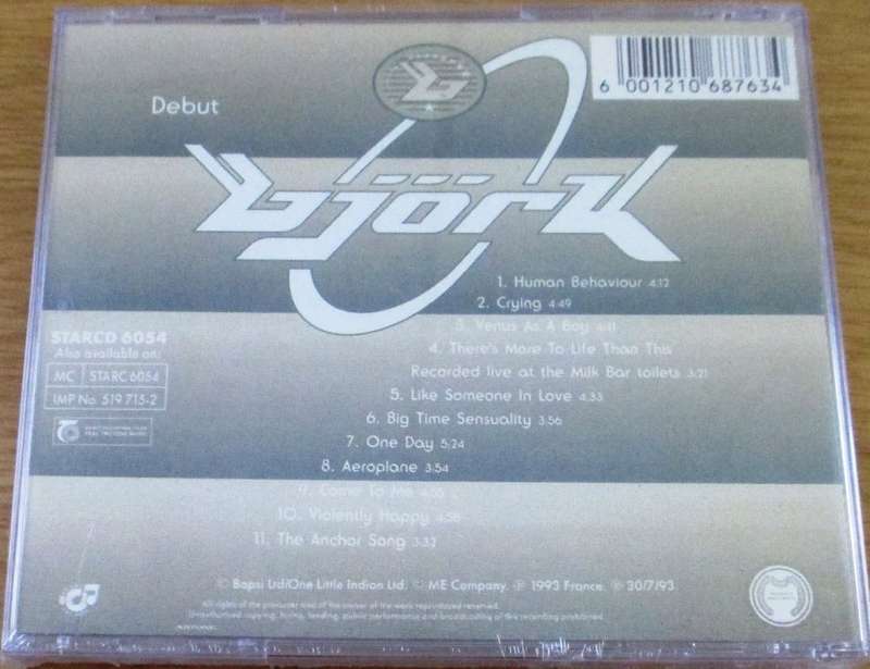 BJORK Debut CD  [SEALED]