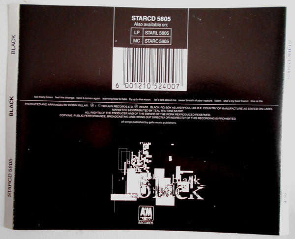 BLACK Black CD Colin Vearncombe