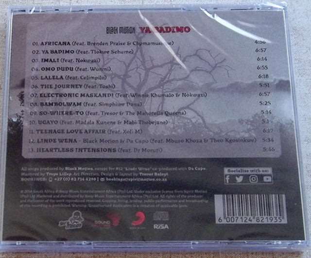 BLACK MOTION Ya Badimo CD