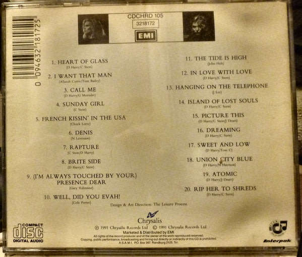 DEBORAH HARRY + BLONDIE The Very Best of The Complete Picture CD