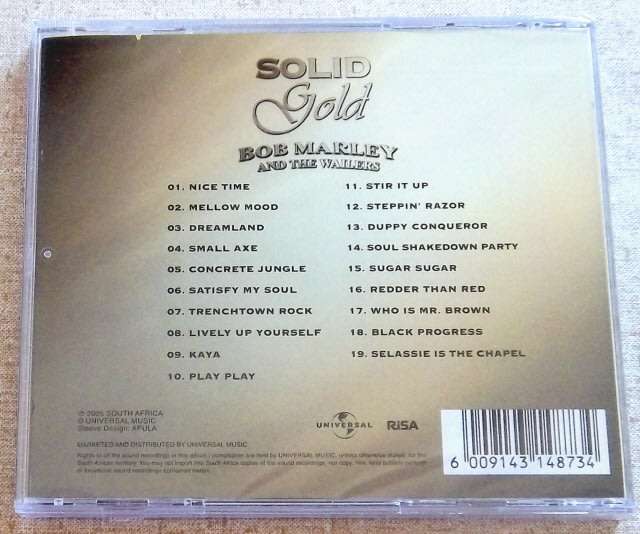 BOB MARLEY & THE WAILERS Solid Gold CD