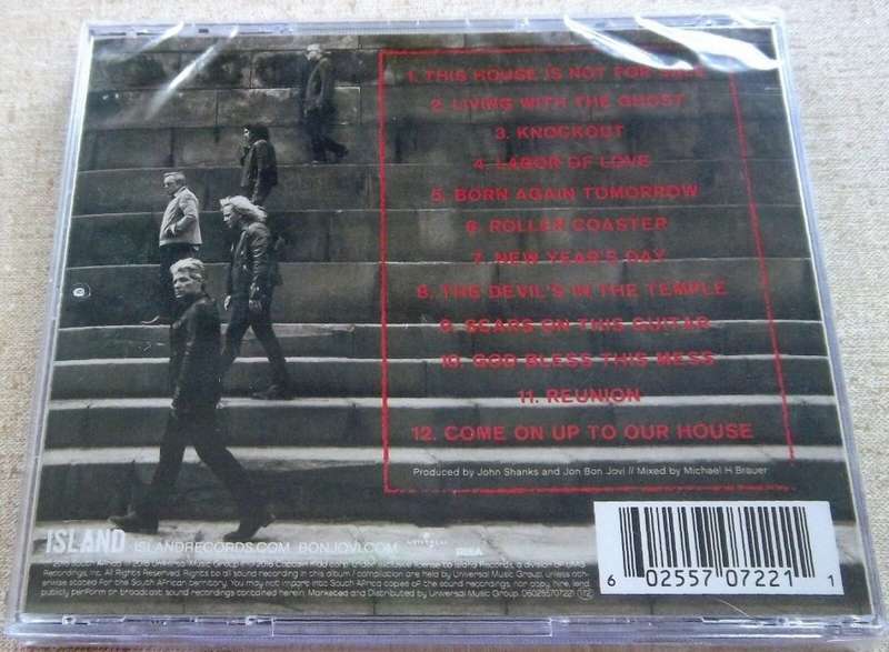 BON JOVI The House is Not for Sale CD