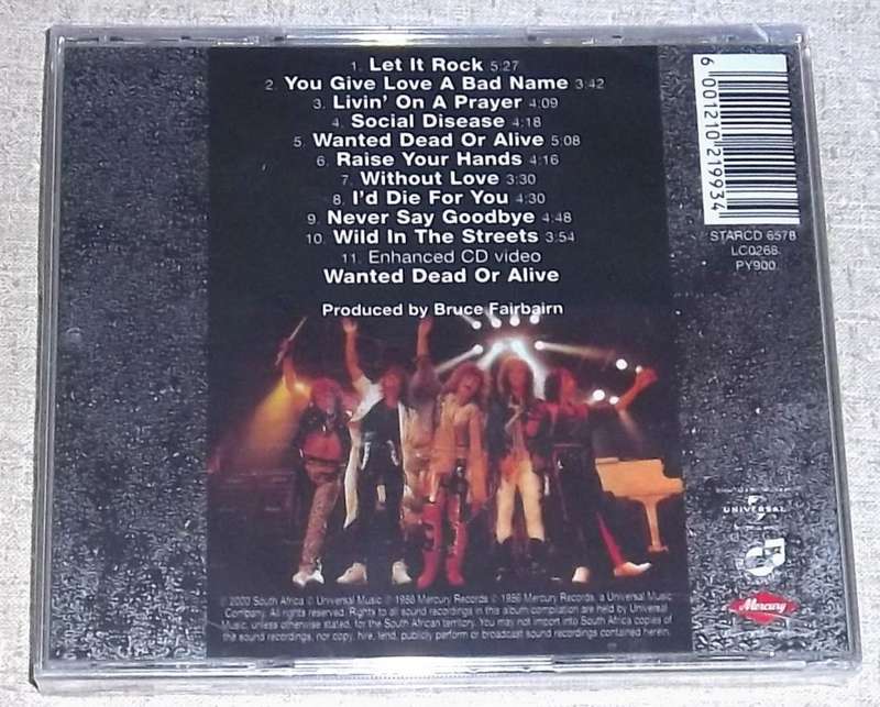 BON JOVI Slippery When Wet CD