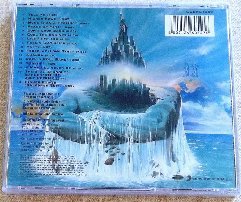 BOSTON Greatest Hits SOUTH AFRICA Cat# CDEPC 7089 CD