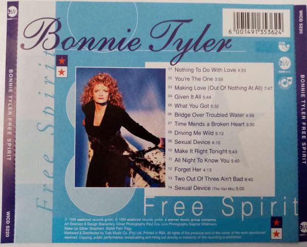 BONNIE TYLER Free Spirit CD