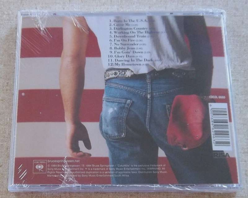 BRUCE SPRINGSTEEN Born In The USA SOUTH AFRICA Catalog#CDCOL6660