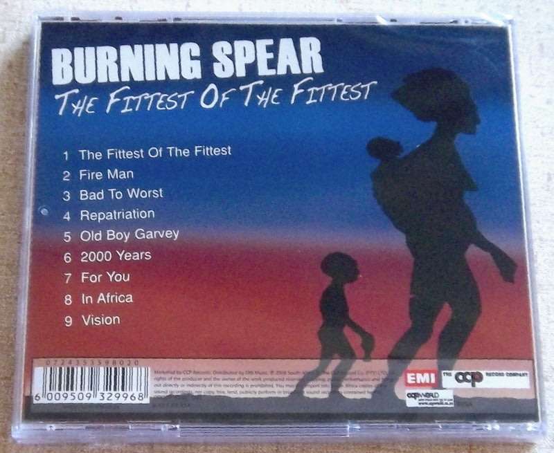 BURNING SPEAR The Fittest of the Fittest SOUTH AFRICA Cat# CDCCP (GSB) 1045