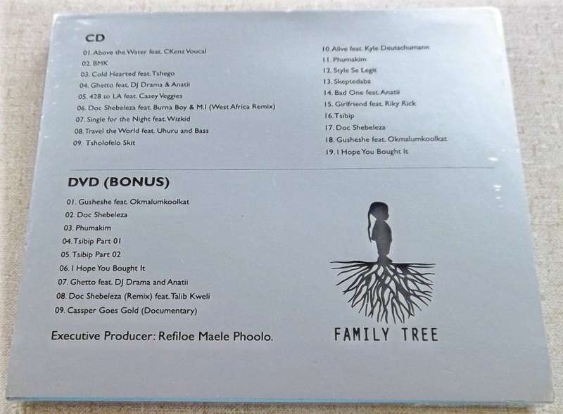 CASSPER NYOVEST Tsholofelo CD+DVD Platinum Edition