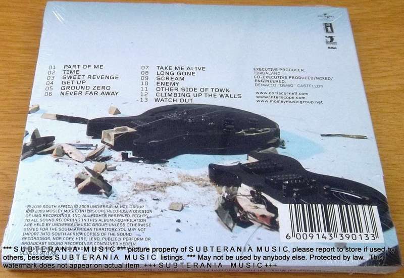 CHRIS CORNELL Scream [Slidepack] SOUTH AFRICA Cat# SLIDECD58 [sealed]