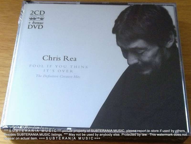 CHRIS REA Fool If You Think Its Over The Definitive Collection 2CD+DVD [sealed]