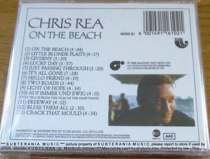CHRIS REA On The Beach SOUTH AFRICA Cat# WIXD 21 [sealed]