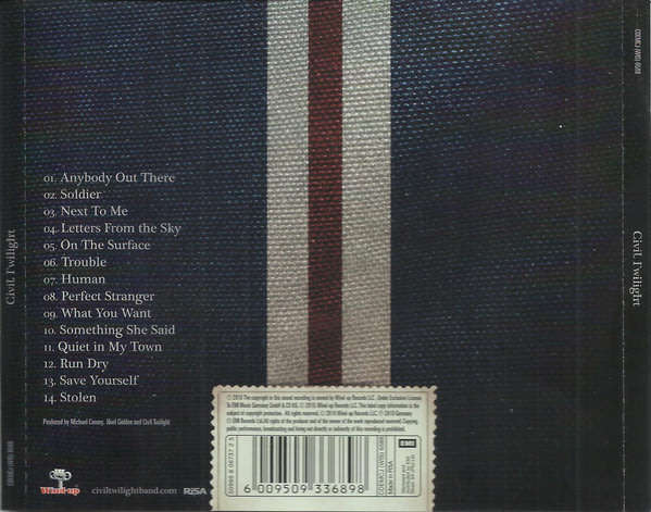 CIVIL TWILIGHT Civil Twilight South African release CD