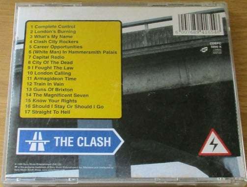 THE CLASH From Here to Eternity CD