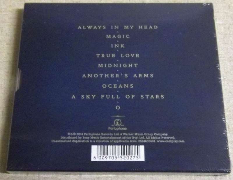 COLDPLAY Ghost Stories Cat# 256463050591