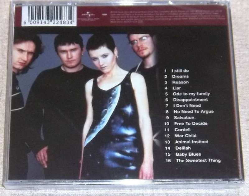 THE CRANBERRIES Classic Universal Masters Collection SOUTH AFRICA Cat# BUDCD1278 CD