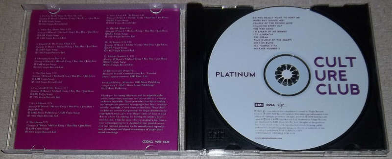 CULTURE CLUB Platinum [Purple] SOUTH AFRICA Cat# CDEMCJ(WIB) 6438