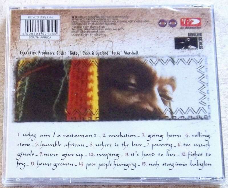 CULTURE Humble African SOUTH AFRICA Cat# REVCD1586