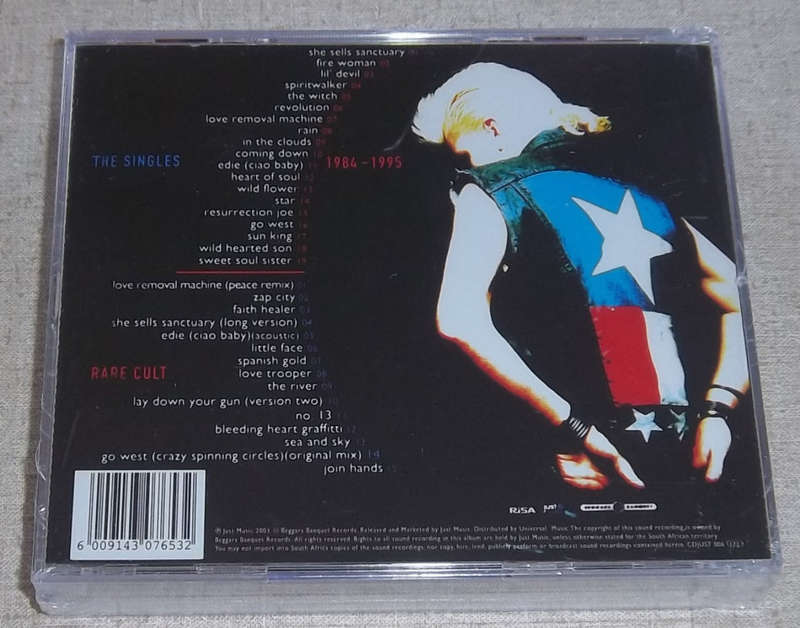 THE CULT Pure Cult: The Singles 1984-1995 / Rare Cult 2CD Fatbox SOUTH AFRICA