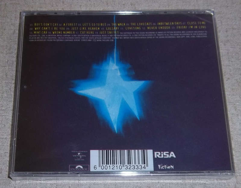 THE CURE Greatest Hits SOUTH AFRICA Cat# STARCD 6687