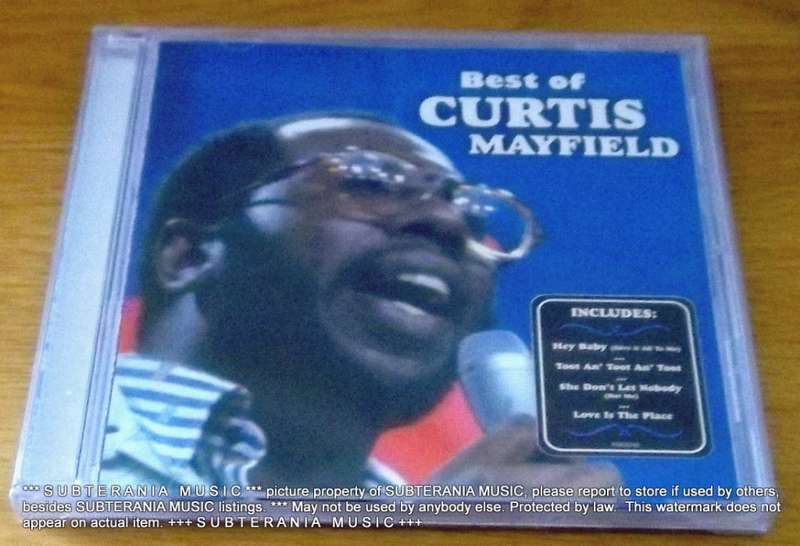 CURTIS MAYFIELD Best of Curtis Mayfield SOUTH AFRICA Cat# RTBCD2165