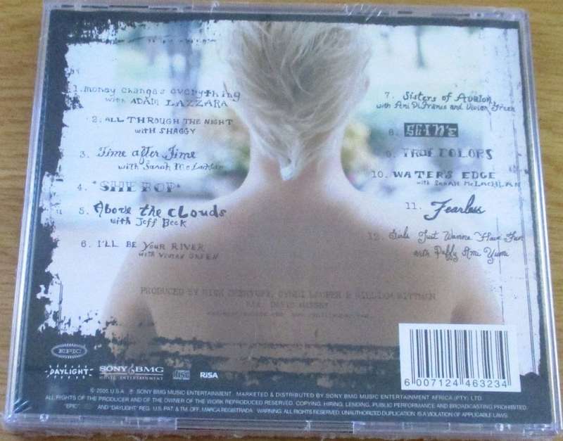 CYNDI LAUPER The Body Acoustic SOUTH AFRICA Cat# CDEPC6977