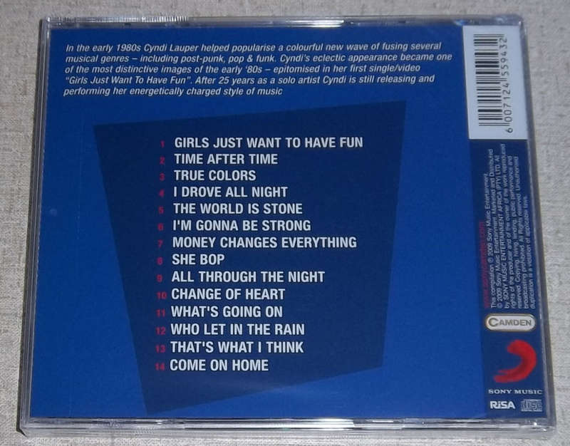 CYNDI LAUPER Time After Time Cyndi Lauper Collection SOUTH AFRICA Cat# CDEPC7060
