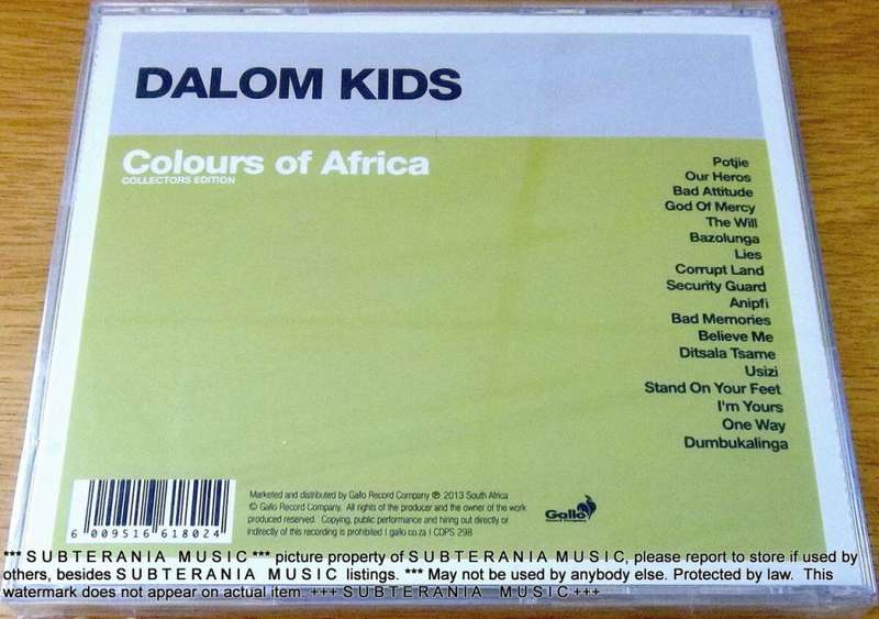 DALOM KIDS Colours of Africa SOUTH AFRICA Cat# CDPS 298